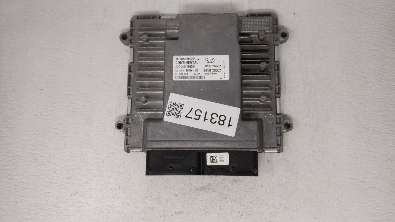 2016-2018 Kia Optima PCM Engine Control Computer ECU ECM PCU OEM P/N:39138-2GGC1 39108-2GGC1, 39138-2GGC0 Fits Fits 2016 201
