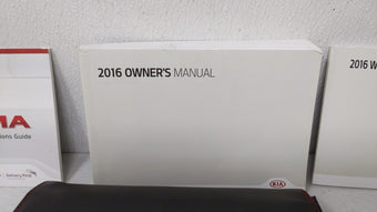 compare product 2016 Kia Optima Owners Manual Book Guide OEM Used Auto Parts