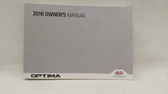 compare product 2016 Kia Optima Owners Manual Book Guide OEM Used Auto Parts