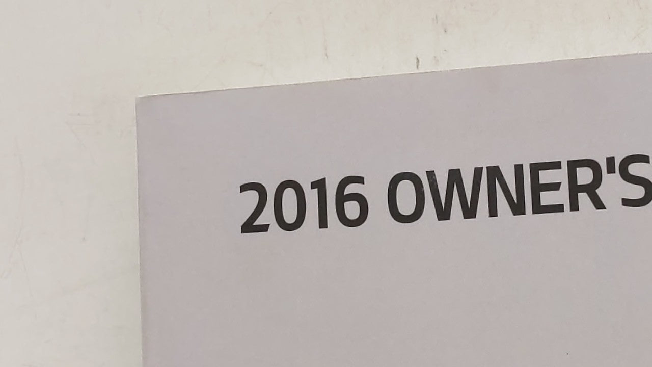 2016 Kia Optima Owners Manual Book Guide OEM Used Auto Parts - Oemusedautoparts1.com