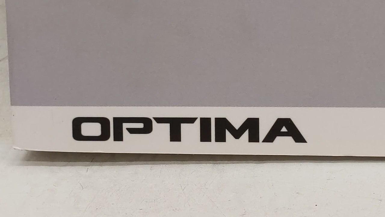 2016 Kia Optima Owners Manual Book Guide OEM Used Auto Parts - Oemusedautoparts1.com