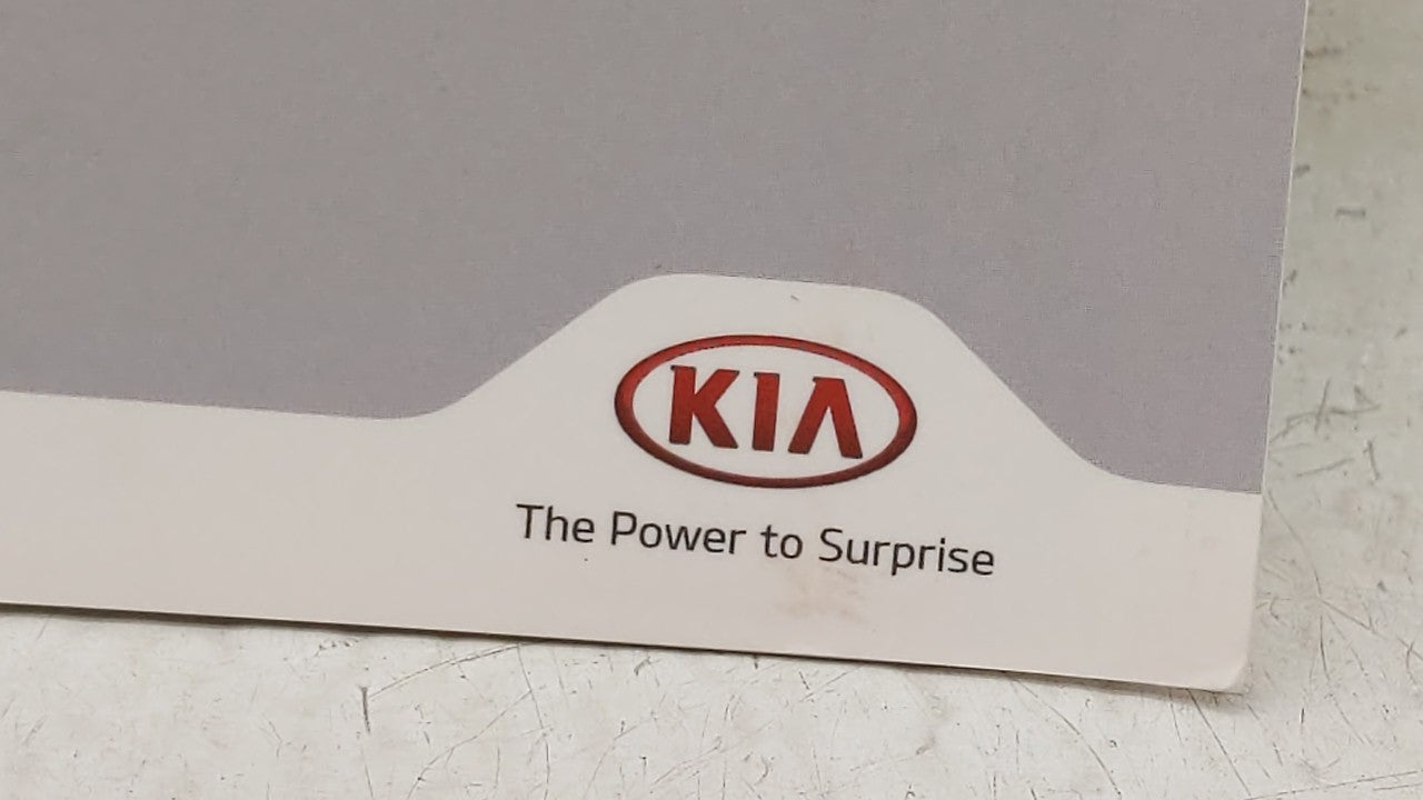2016 Kia Optima Owners Manual Book Guide OEM Used Auto Parts - Oemusedautoparts1.com