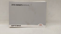 2016 Kia Optima Owners Manual Book Guide OEM Used Auto Parts - Oemusedautoparts1.com