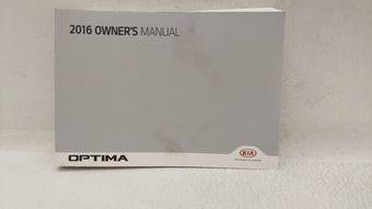 compare product 2016 Kia Optima Owners Manual Book Guide OEM Used Auto Parts