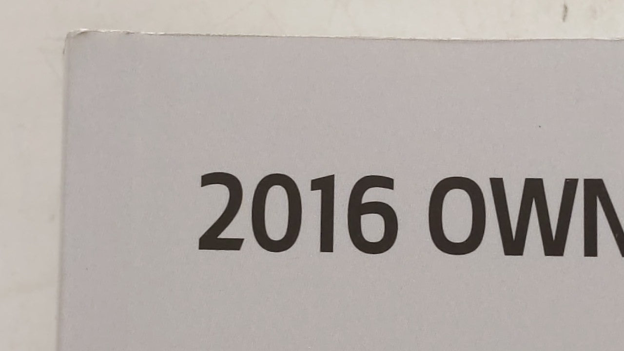 2016 Kia Optima Owners Manual Book Guide OEM Used Auto Parts - Oemusedautoparts1.com