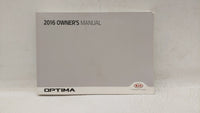 2016 Kia Optima Owners Manual Book Guide OEM Used Auto Parts - Oemusedautoparts1.com