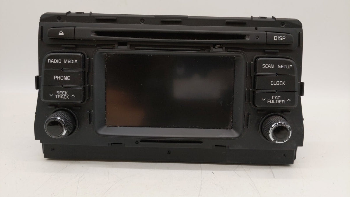 2016-2018 Kia Optima Radio AM FM Cd Player Receiver Replacement P/N:96180-D5100WK AC1A1D5AN Fits 2016 2017 2018 OEM Used Aut