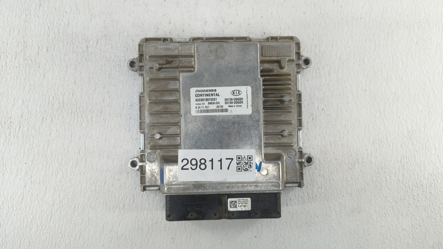 2016-2018 Kia Optima PCM Engine Control Computer ECU ECM PCU OEM P/N:39138-2GGD2 39108-2GGD2, 39138-2GGD0 Fits Fits 2016 201