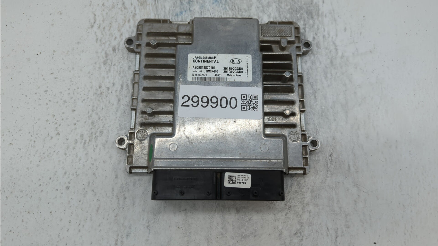 2016-2018 Kia Optima PCM Engine Control Computer ECU ECM PCU OEM P/N:39138-2GGD2 39108-2GGD2, 39138-2GGD0 Fits Fits 2016 201