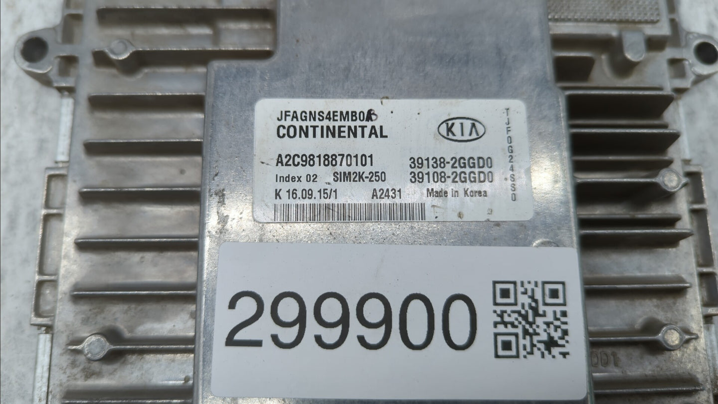 2016-2018 Kia Optima PCM Engine Control Computer ECU ECM PCU OEM P/N:39138-2GGD2 39108-2GGD2, 39138-2GGD0 Fits Fits 2016 201