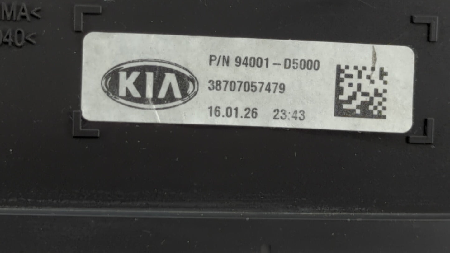 2016-2018 Kia Optima Instrument Cluster Speedometer Gauges P/N:94001-D5500 94001-D5000, 94001-D5300 Fits Fits 2016 2017 2018