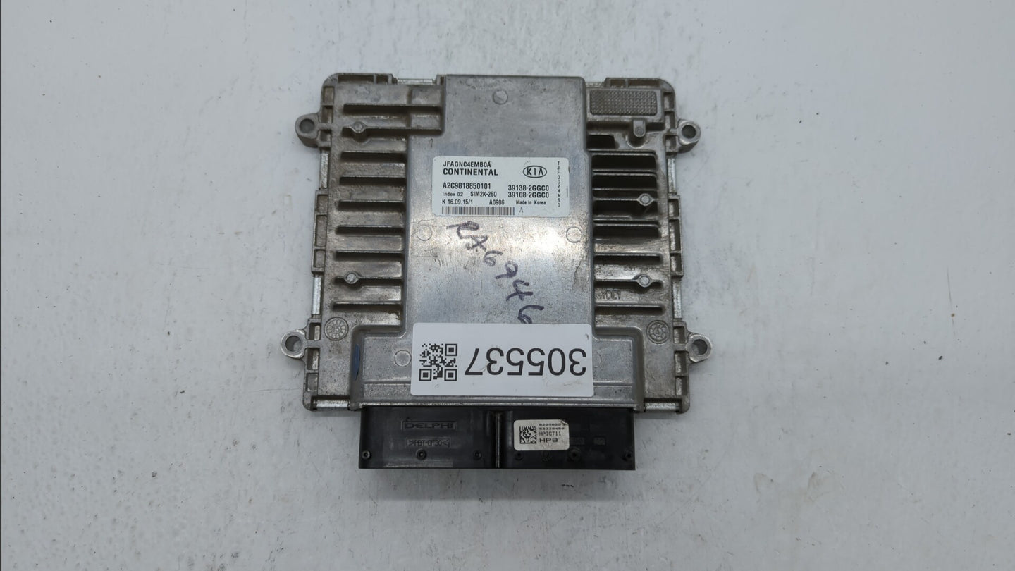 2016-2018 Kia Optima PCM Engine Control Computer ECU ECM PCU OEM P/N:39138-2GGC1 39108-2GGC1, 39138-2GGC0 Fits Fits 2016 201