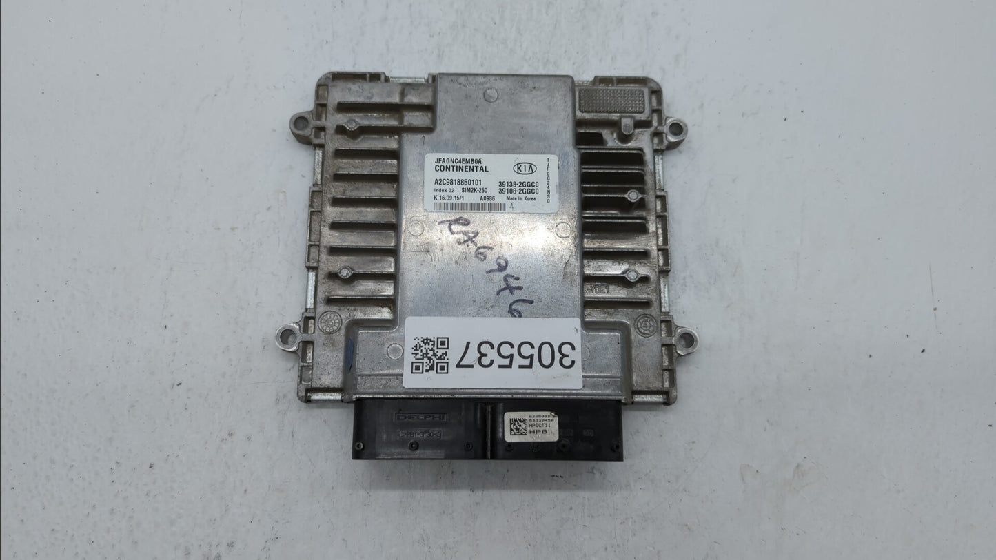 2016-2018 Kia Optima PCM Engine Control Computer ECU ECM PCU OEM P/N:39138-2GGC1 39108-2GGC1, 39138-2GGC0 Fits Fits 2016 201