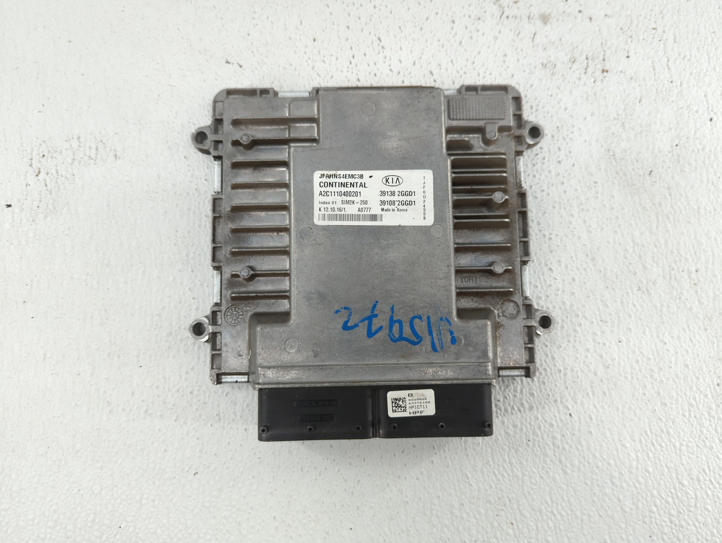 2016-2018 Kia Optima PCM Engine Control Computer ECU ECM PCU OEM P/N:39138-2GGD2 39108-2GGD2, 39138-2GGD0 Fits Fits 2016 201