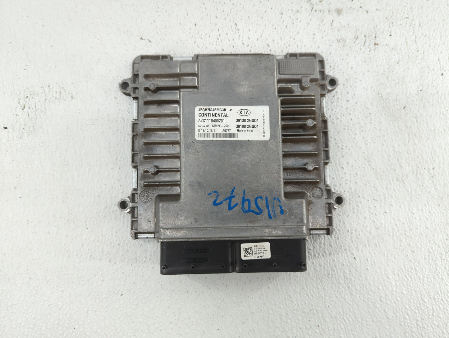 2016-2018 Kia Optima PCM Engine Control Computer ECU ECM PCU OEM P/N:39138-2GGD2 39108-2GGD2, 39138-2GGD0 Fits Fits 2016 201