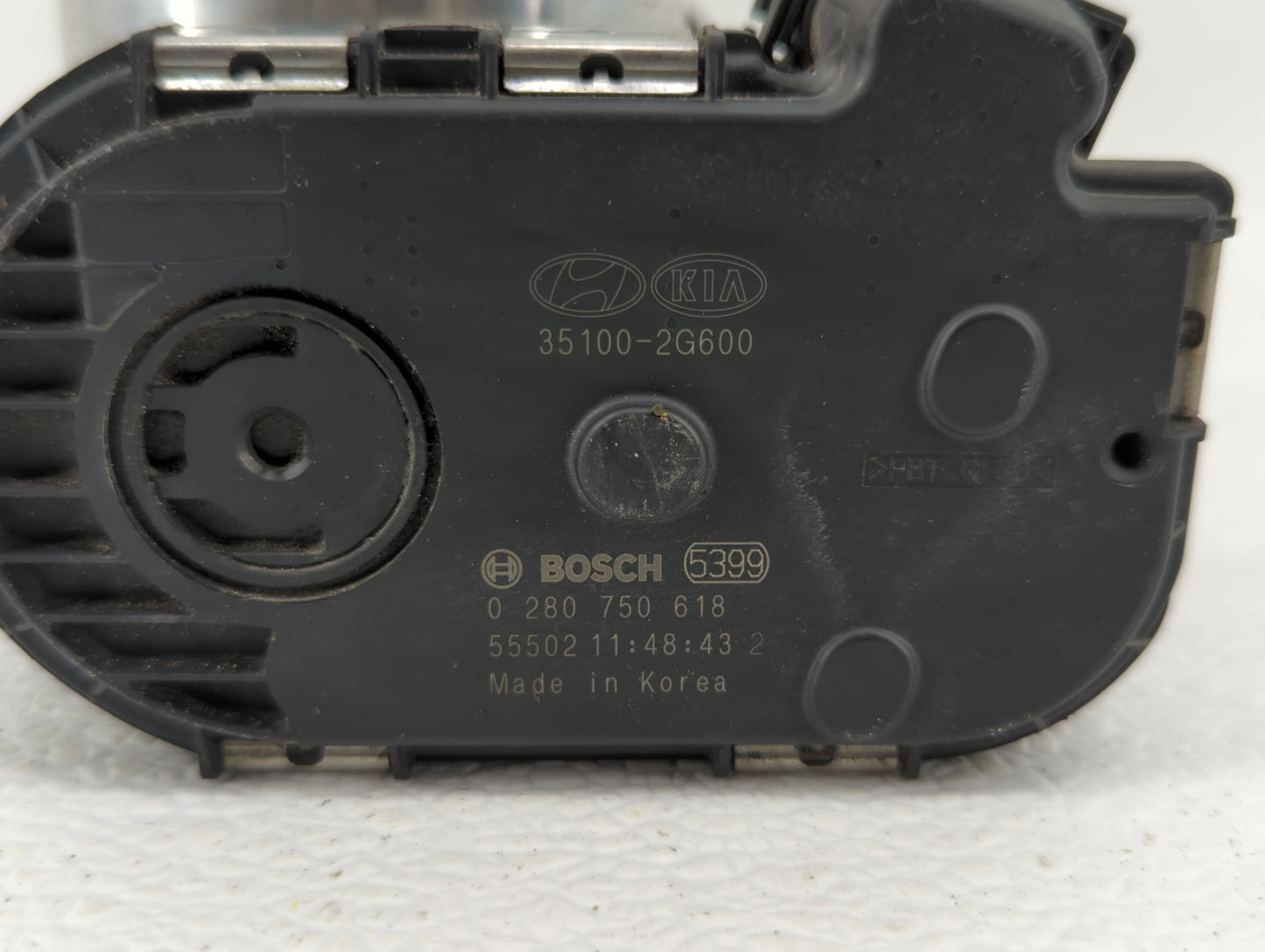 2016-2019 Kia Optima Throttle Body P/N:0 280 750 618 35100-2G600 Fits Fits 2015 2016 2017 2018 2019 OEM Used Auto Parts - Oe