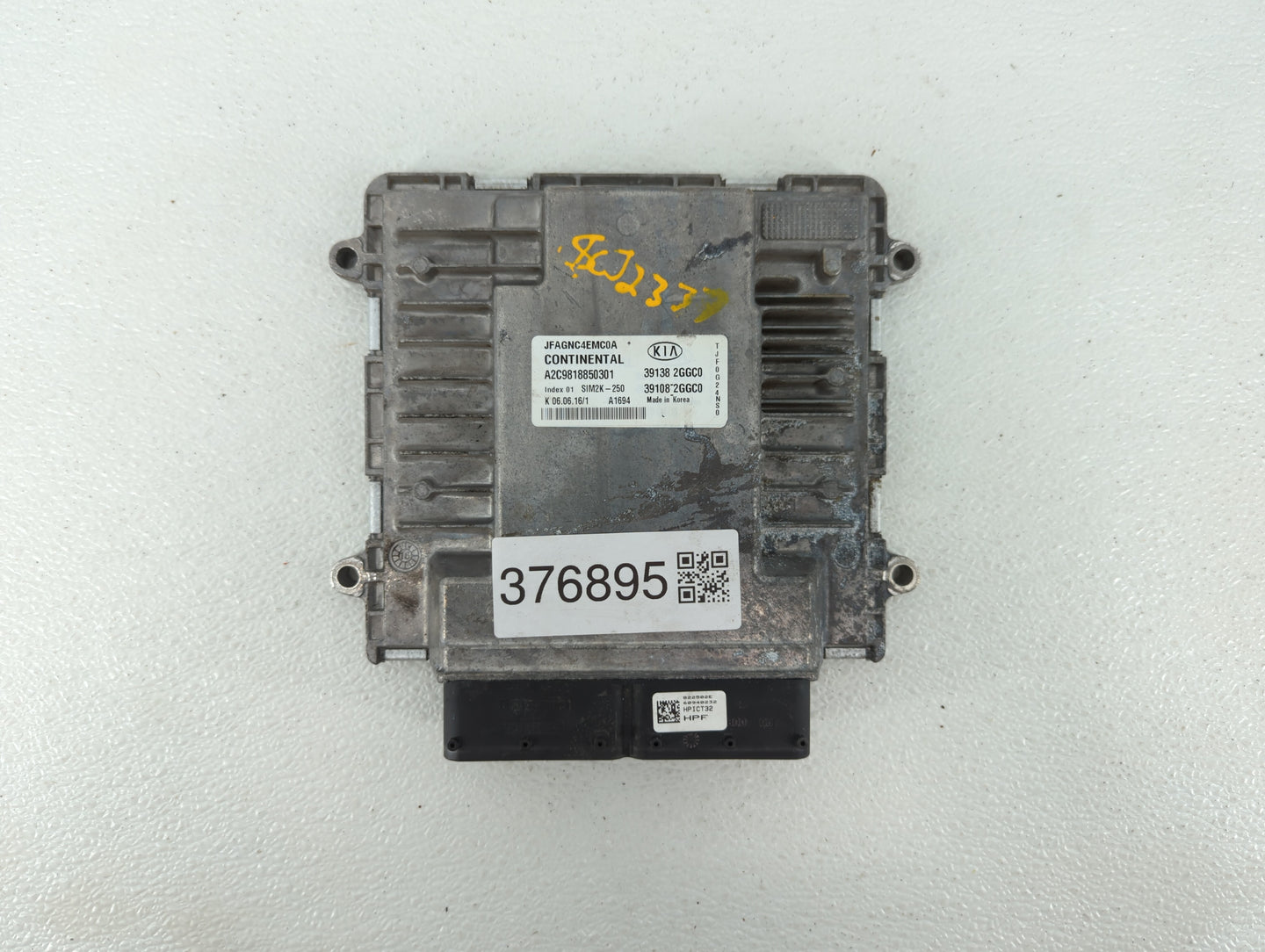 2016-2018 Kia Optima PCM Engine Control Computer ECU ECM PCU OEM P/N:39138-2GGC0 39138-2GGC1, 39108-2GGC1 Fits Fits 2016 201