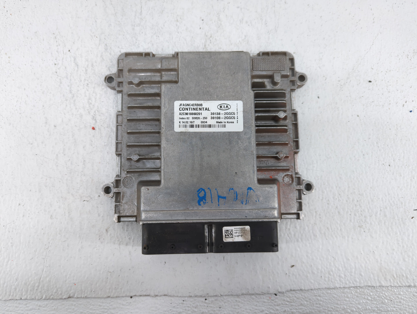 2016-2018 Kia Optima PCM Engine Control Computer ECU ECM PCU OEM P/N:39138-2GGC5 39108-2GGC5, 39138-2GGC6 Fits Fits 2016 201