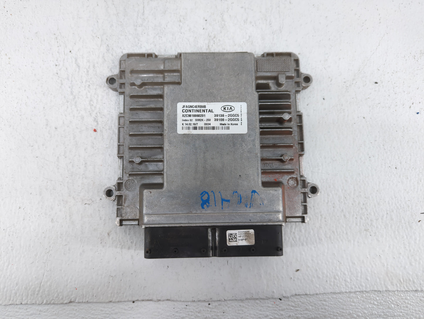 2016-2018 Kia Optima PCM Engine Control Computer ECU ECM PCU OEM P/N:39138-2GGC5 39108-2GGC5, 39138-2GGC6 Fits Fits 2016 201