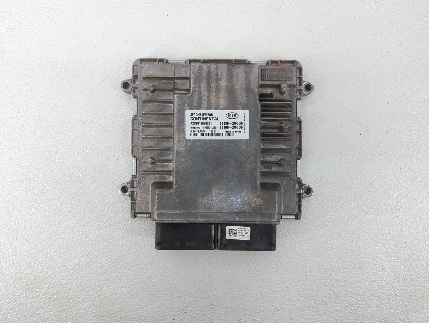 2016-2018 Kia Optima PCM Engine Control Computer ECU ECM PCU OEM P/N:39108-2GGDO Fits Fits 2016 2017 2018 OEM Used Auto Part