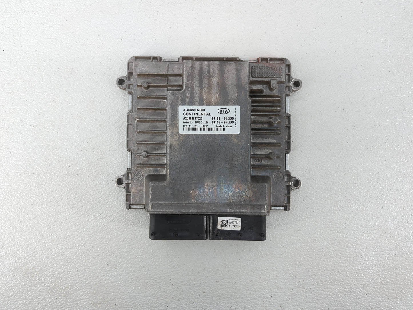 2016-2018 Kia Optima PCM Engine Control Computer ECU ECM PCU OEM P/N:39108-2GGDO Fits Fits 2016 2017 2018 OEM Used Auto Part
