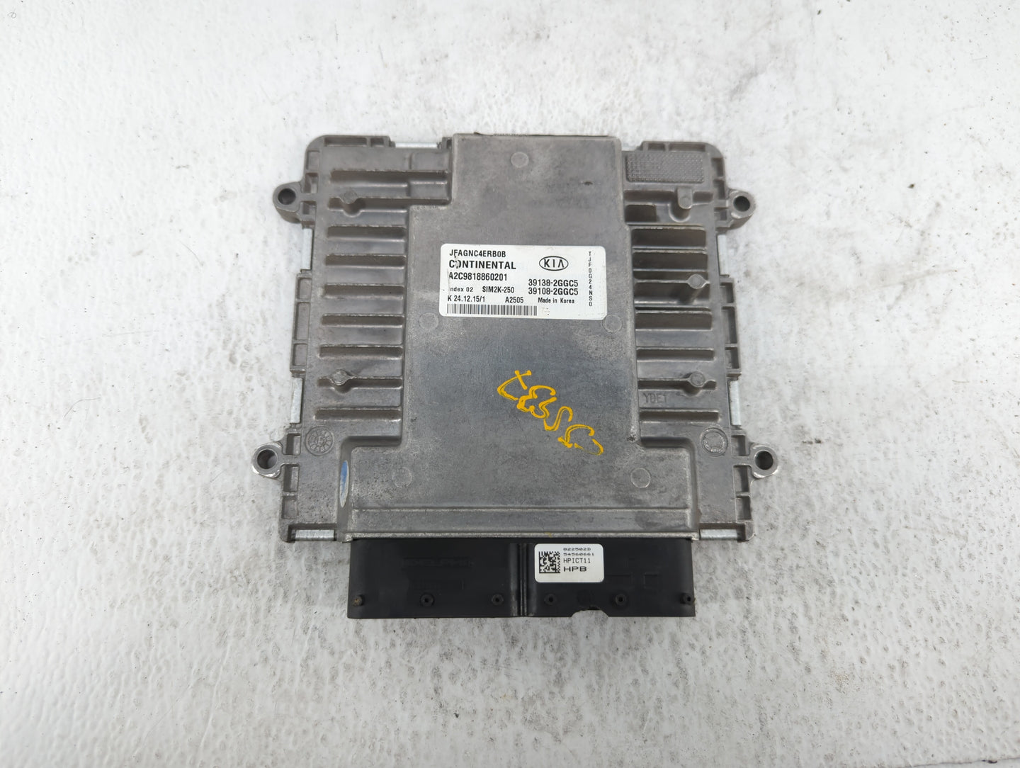 2016-2018 Kia Optima PCM Engine Control Computer ECU ECM PCU OEM P/N:39138-2GGC0 39138-2GGC5, 39108-2GGC5 Fits Fits 2016 201
