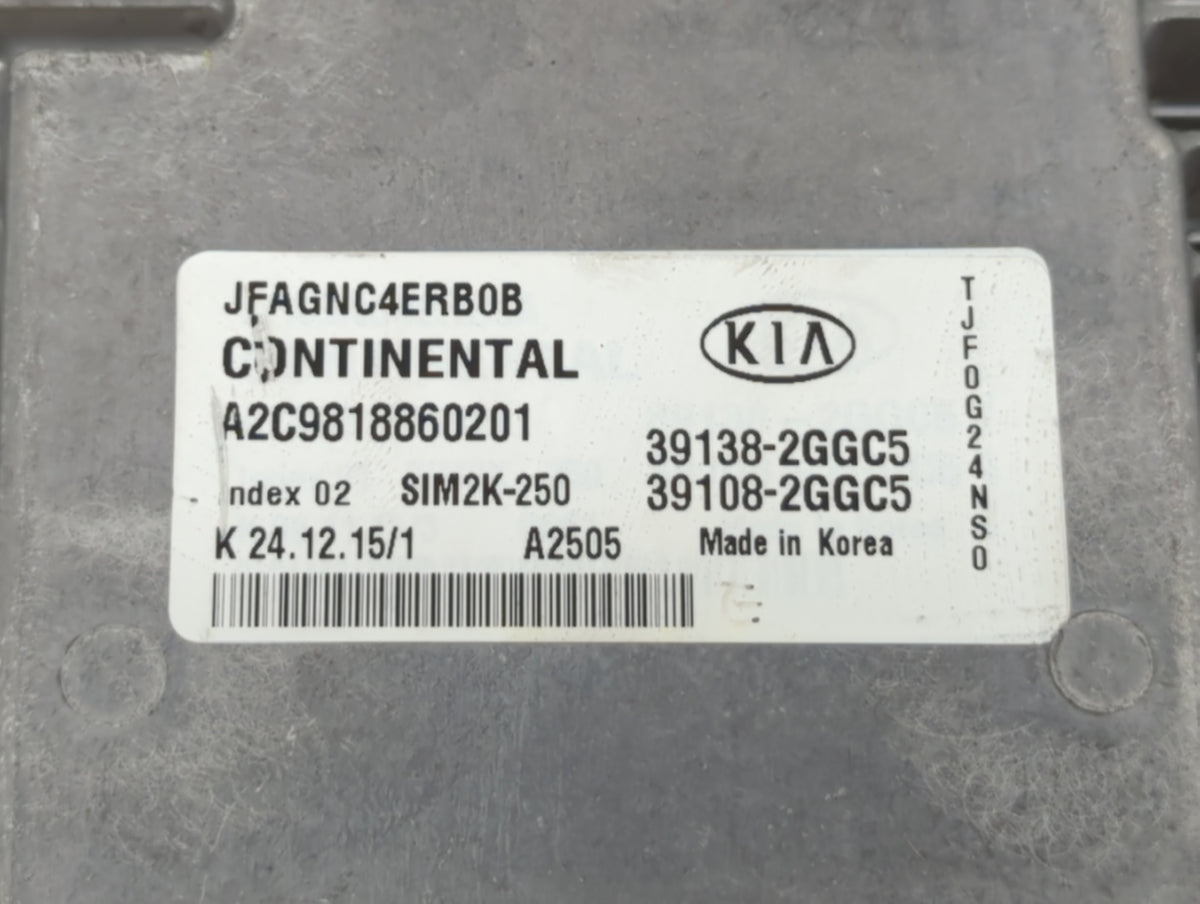 2016-2018 Kia Optima PCM Engine Control Computer ECU ECM PCU OEM P/N:39138-2GGC0 39138-2GGC5, 39108-2GGC5 Fits 2016 2017 201