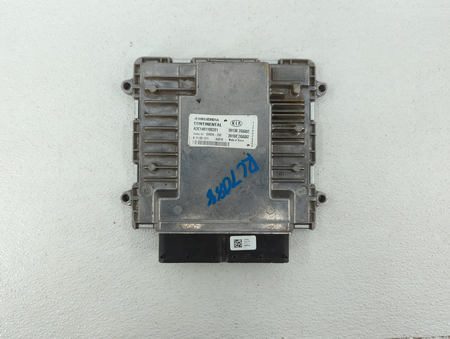 2016-2018 Kia Optima PCM Engine Control Computer ECU ECM PCU OEM P/N:39108-2GGD2 39138-2GGC0 Fits Fits 2016 2017 2018 OEM Us