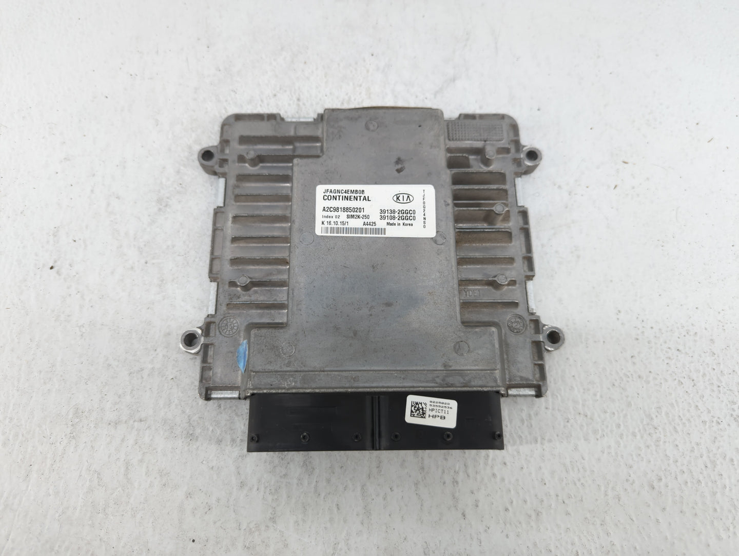 2016-2018 Kia Optima PCM Engine Control Computer ECU ECM PCU OEM P/N:39138-2GGC0 39108-2GGDO Fits Fits 2016 2017 2018 OEM Us