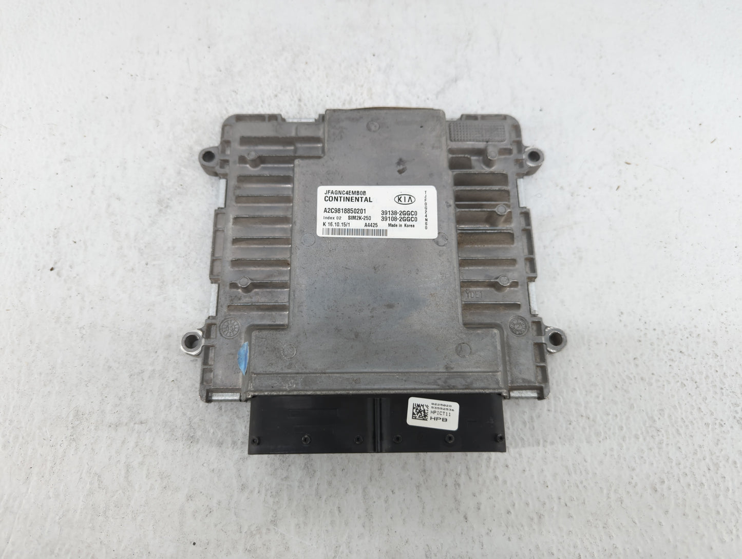 2016-2018 Kia Optima PCM Engine Control Computer ECU ECM PCU OEM P/N:39138-2GGC0 39108-2GGDO Fits Fits 2016 2017 2018 OEM Us