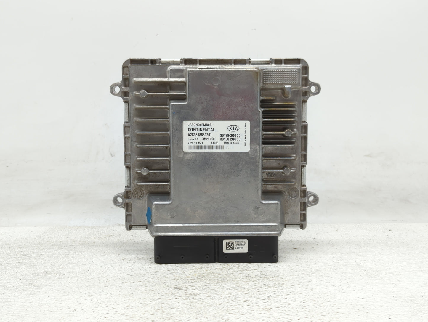 2016-2018 Kia Optima PCM Engine Control Computer ECU ECM PCU OEM P/N:39138-2GGC0 39138-2GGC1, 39108-2GGC1 Fits Fits 2016 201