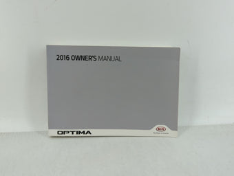 compare product 2016 Kia Optima Owners Manual Book Guide OEM Used Auto Parts