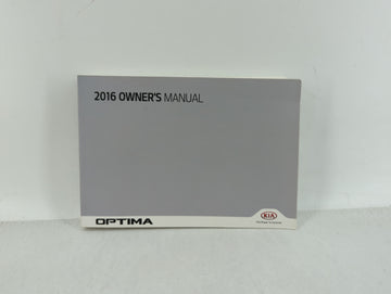 2016 Kia Optima Owners Manual Book Guide OEM Used Auto Parts - Oemusedautoparts1.com