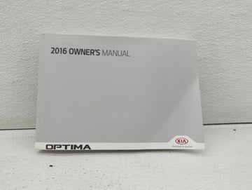 2016 Kia Optima Owners Manual Book Guide OEM Used Auto Parts - Oemusedautoparts1.com