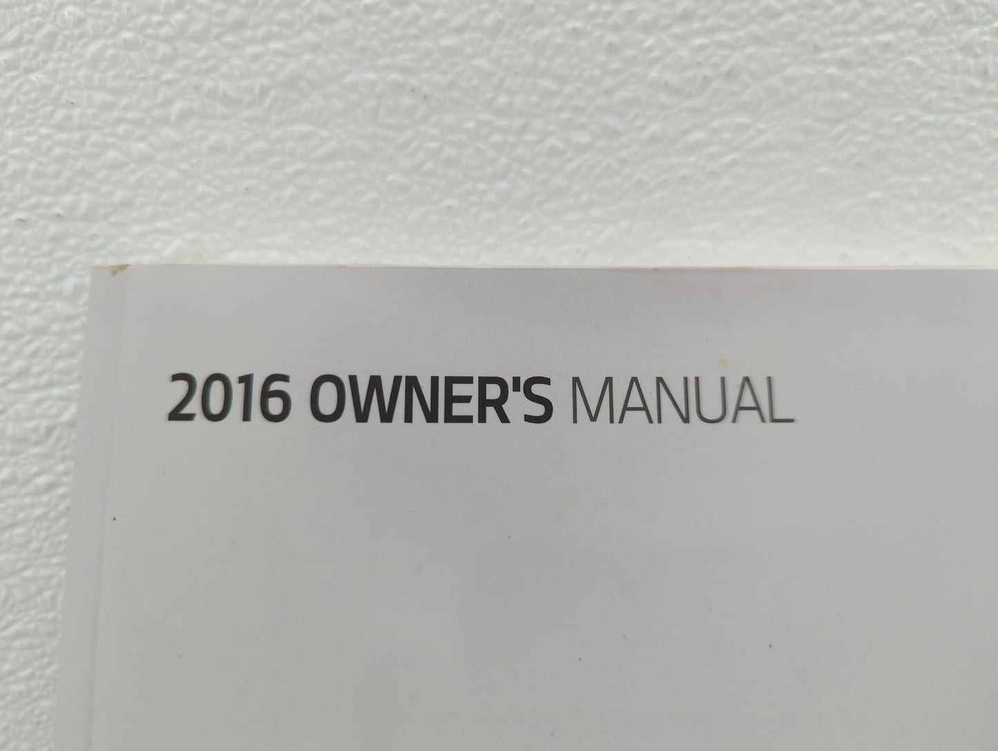 2016 Kia Optima Owners Manual Book Guide OEM Used Auto Parts - Oemusedautoparts1.com