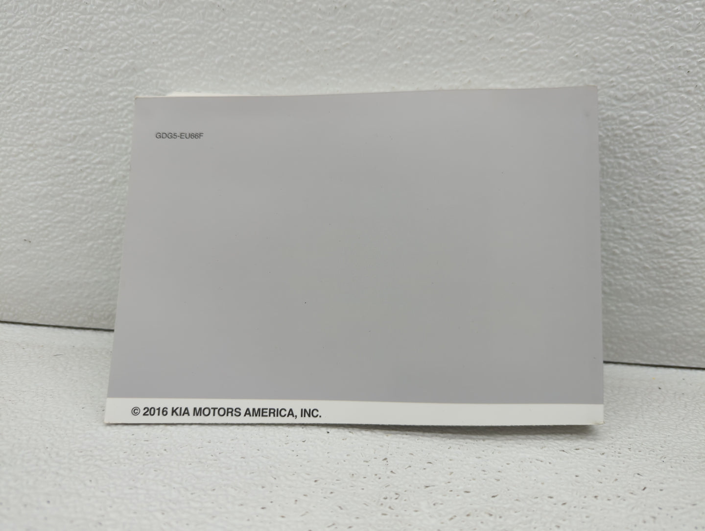 2016 Kia Optima Owners Manual Book Guide OEM Used Auto Parts - Oemusedautoparts1.com