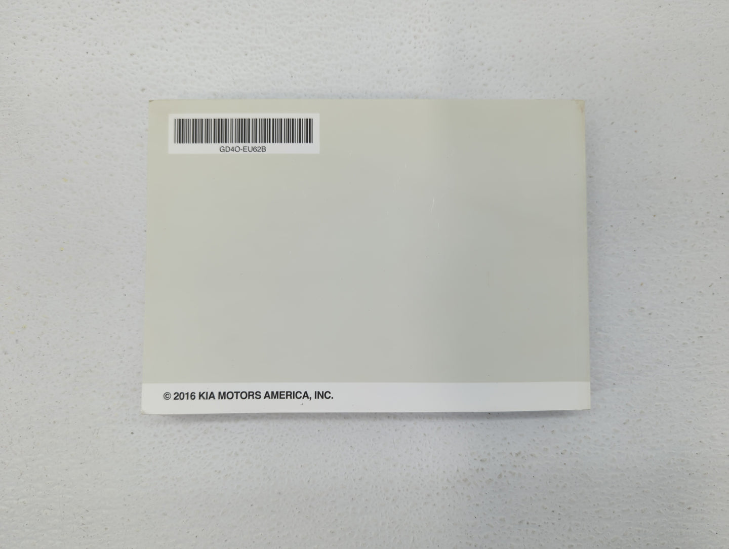 2016 Kia Optima Owners Manual Book Guide OEM Used Auto Parts - Oemusedautoparts1.com