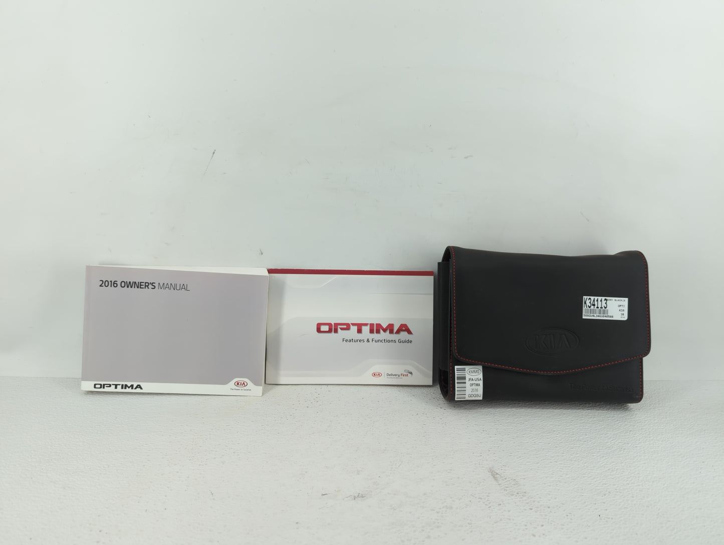 2016 Kia Optima Owners Manual Book Guide OEM Used Auto Parts - Oemusedautoparts1.com