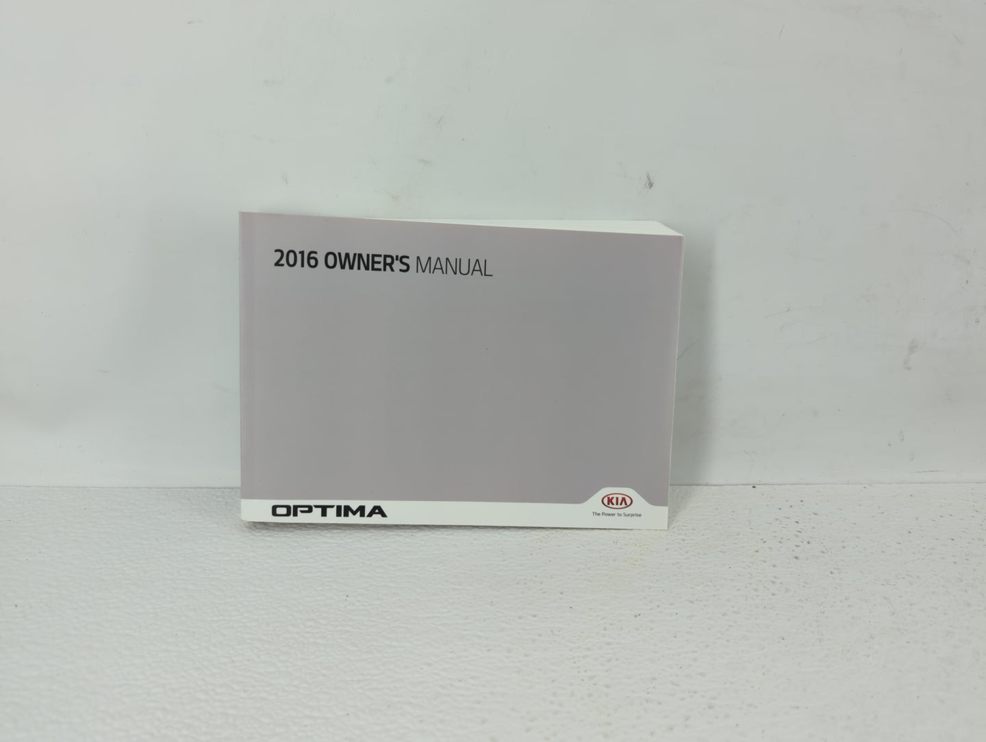 2016 Kia Optima Owners Manual Book Guide OEM Used Auto Parts - Oemusedautoparts1.com