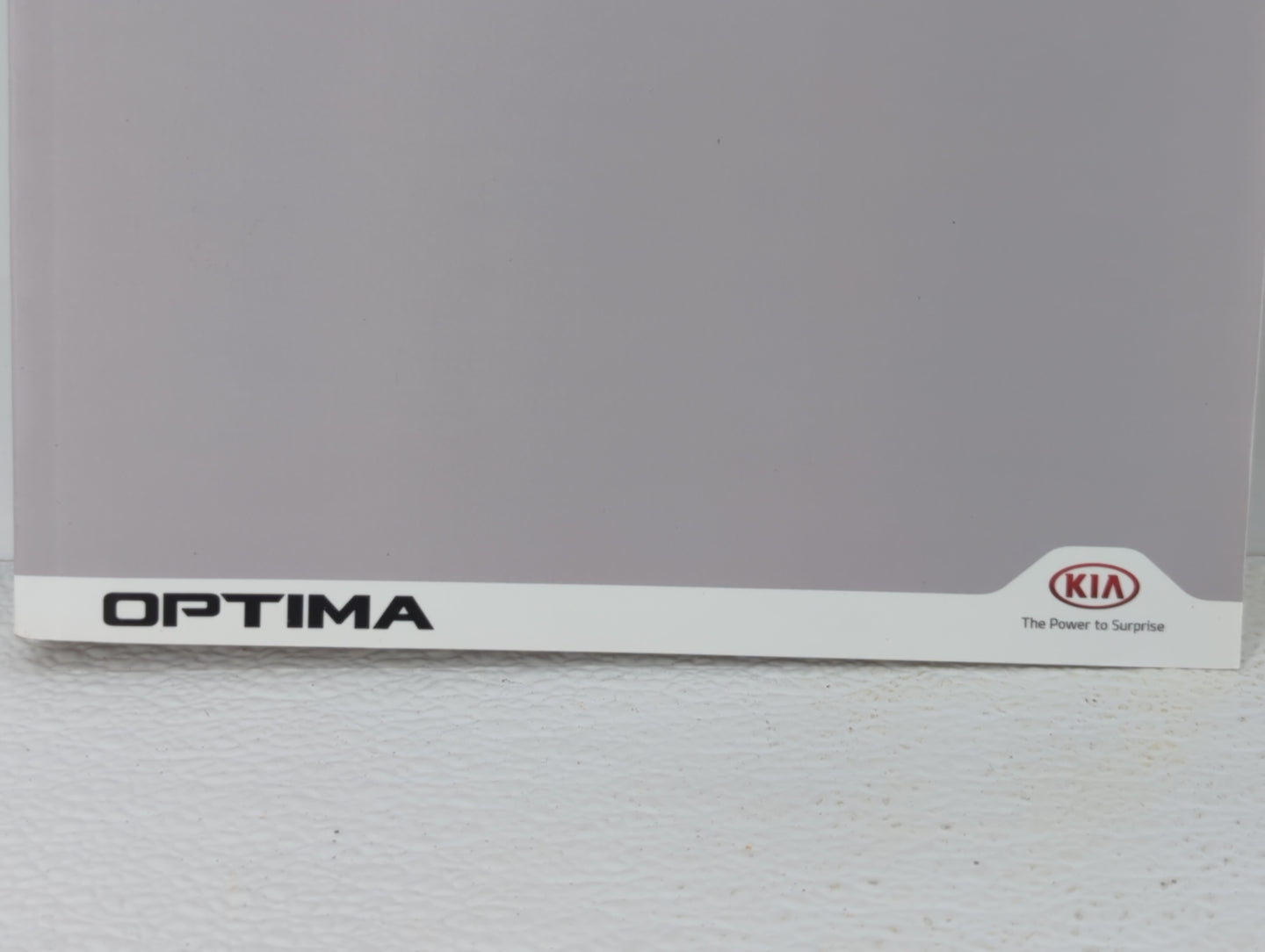 2016 Kia Optima Owners Manual Book Guide OEM Used Auto Parts - Oemusedautoparts1.com