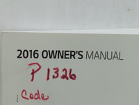 2016 Kia Optima Owners Manual Book Guide OEM Used Auto Parts - Oemusedautoparts1.com