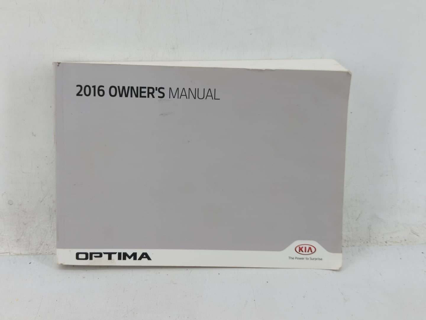 2016 Kia Optima Owners Manual Book Guide OEM Used Auto Parts - Oemusedautoparts1.com
