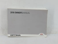 2016 Kia Optima Owners Manual Book Guide OEM Used Auto Parts - Oemusedautoparts1.com