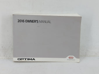compare product 2016 Kia Optima Owners Manual Book Guide OEM Used Auto Parts
