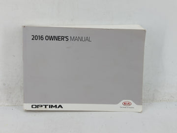 2016 Kia Optima Owners Manual Book Guide OEM Used Auto Parts - Oemusedautoparts1.com