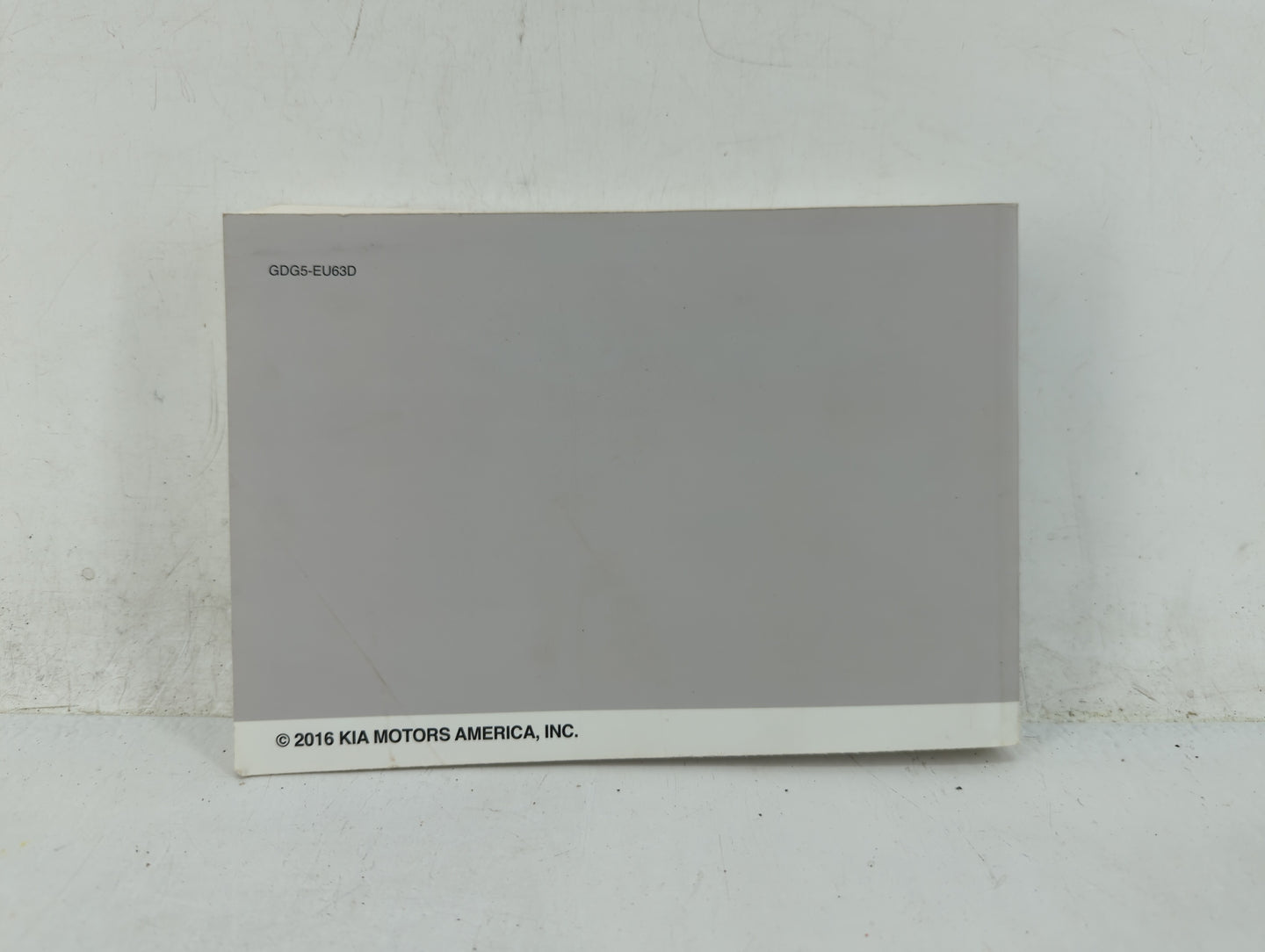 2016 Kia Optima Owners Manual Book Guide OEM Used Auto Parts - Oemusedautoparts1.com