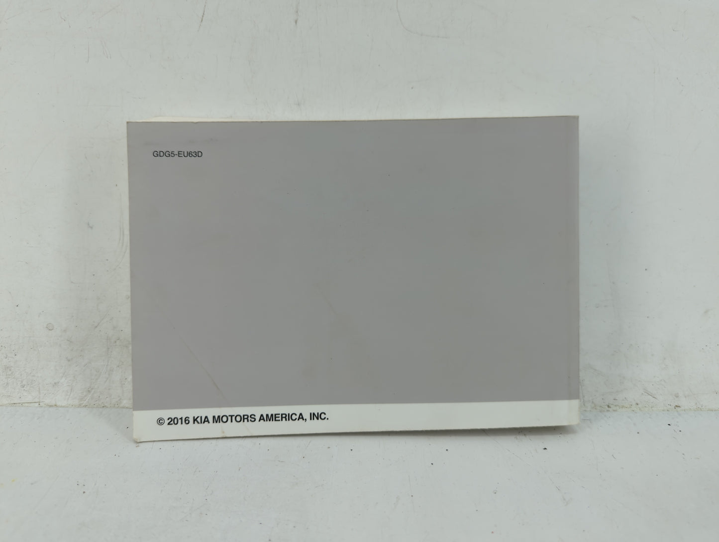 2016 Kia Optima Owners Manual Book Guide OEM Used Auto Parts - Oemusedautoparts1.com