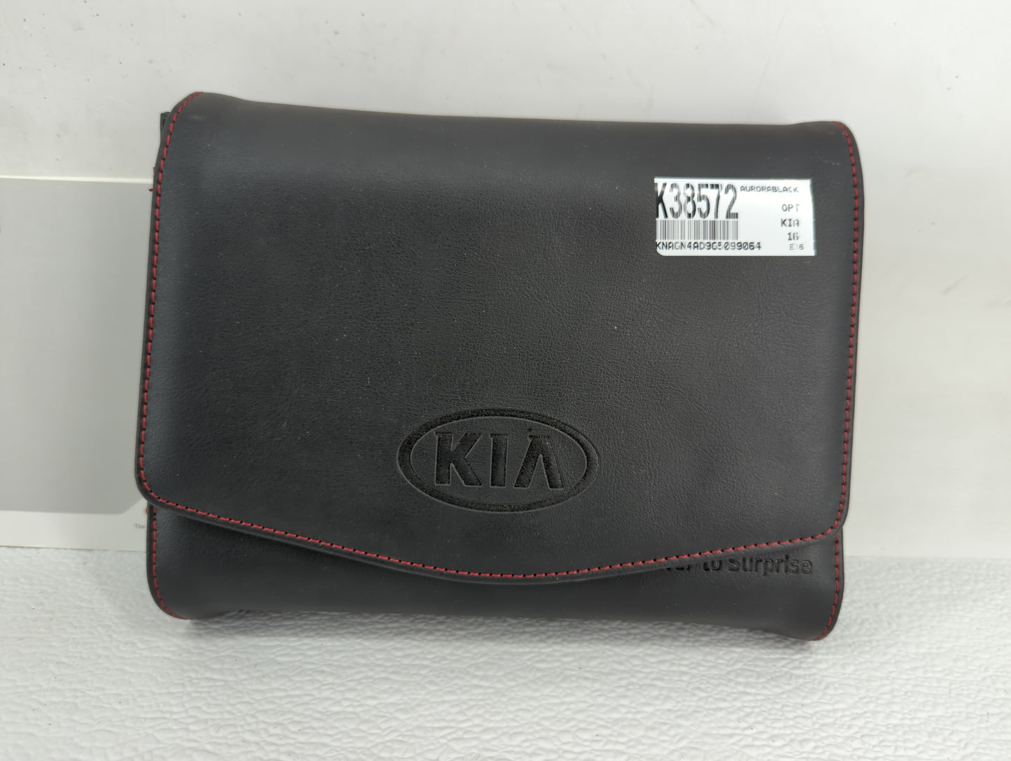 2016 Kia Optima Owners Manual Book Guide OEM Used Auto Parts - Oemusedautoparts1.com
