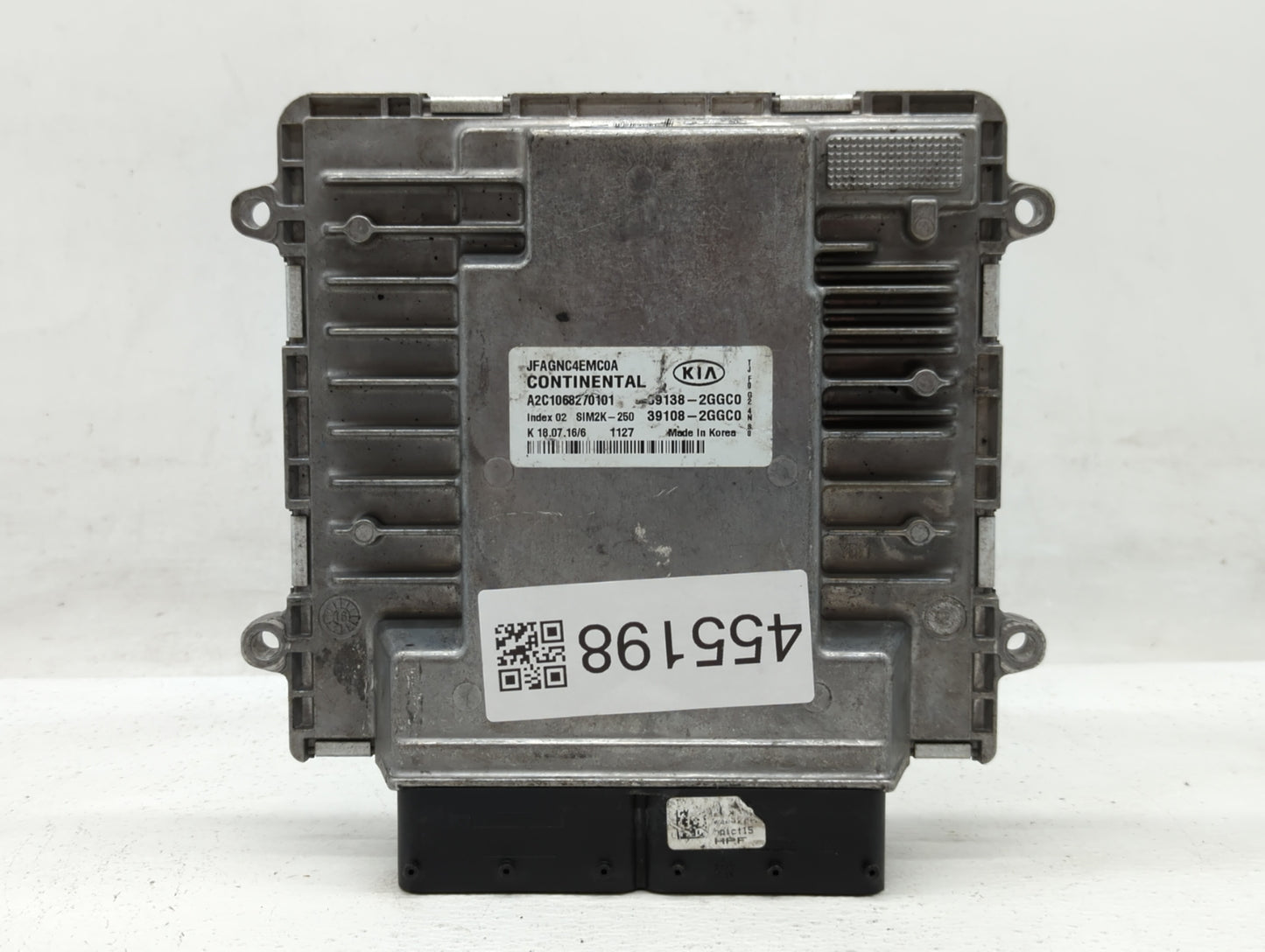 2016-2018 Kia Optima PCM Engine Control Computer ECU ECM PCU OEM P/N:39108-2GGC0 39138-2GGC0 Fits Fits 2016 2017 2018 OEM Us