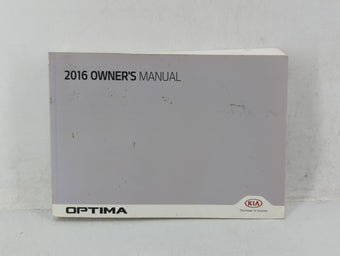 compare product 2016 Kia Optima Owners Manual Book Guide OEM Used Auto Parts